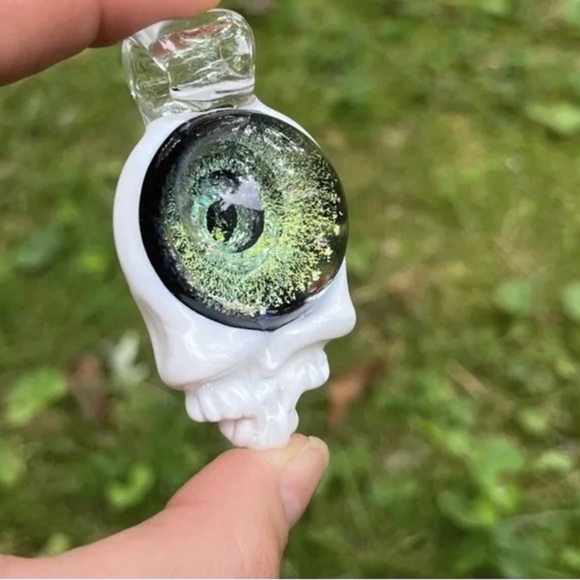 handmade Other - Infinity marble stealie! Hand blown glass pendant